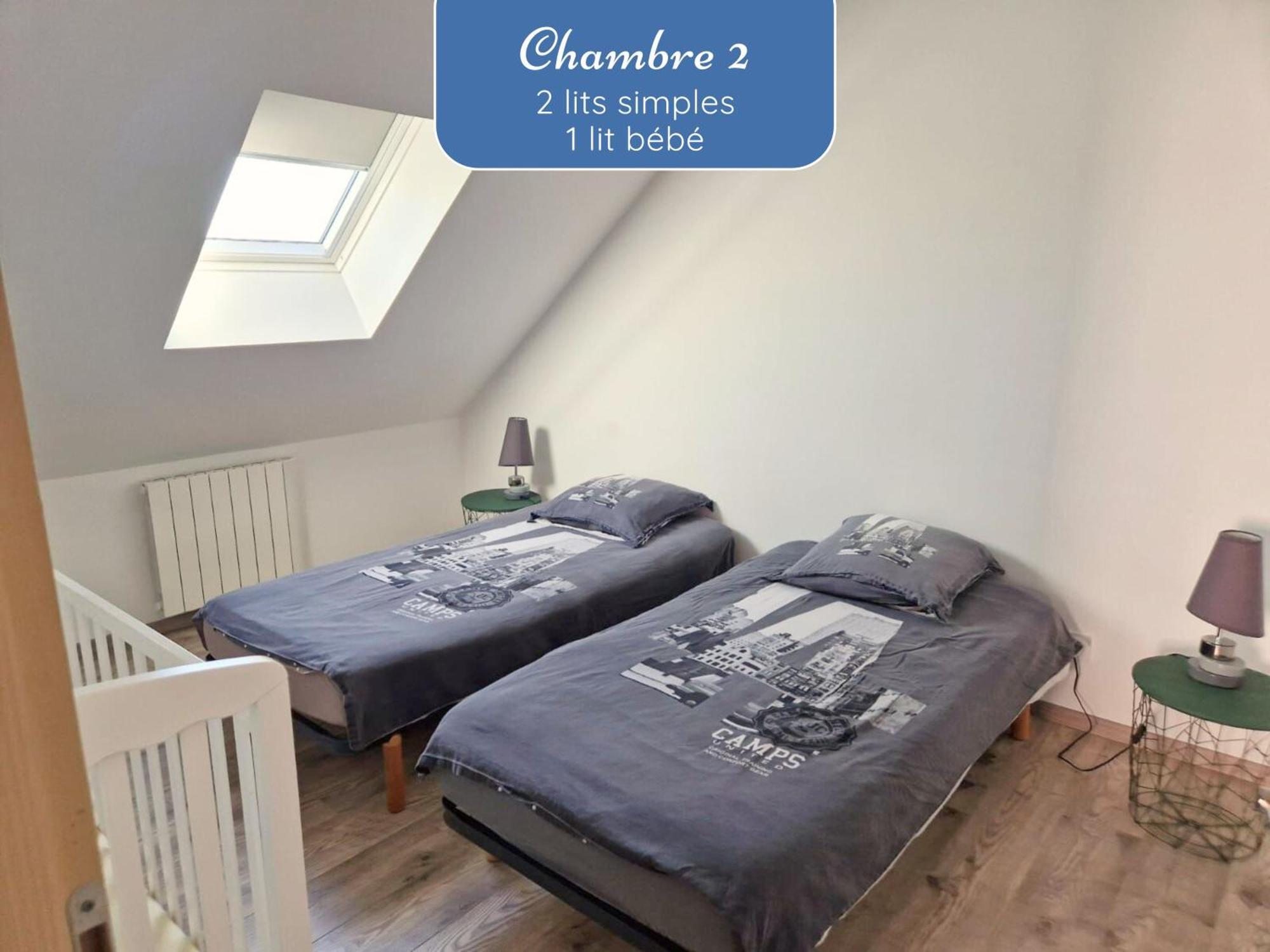Maison Scherman Bord de Mer Saint-Côme-de-Fresné Chambre photo