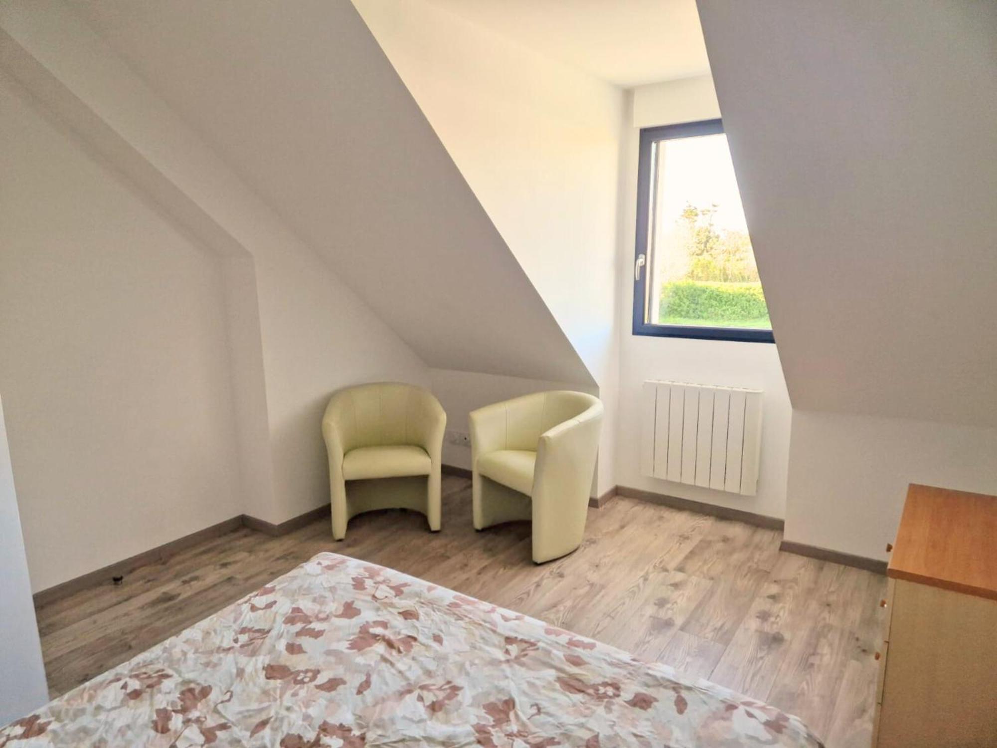 Maison Scherman Bord de Mer Saint-Côme-de-Fresné Chambre photo