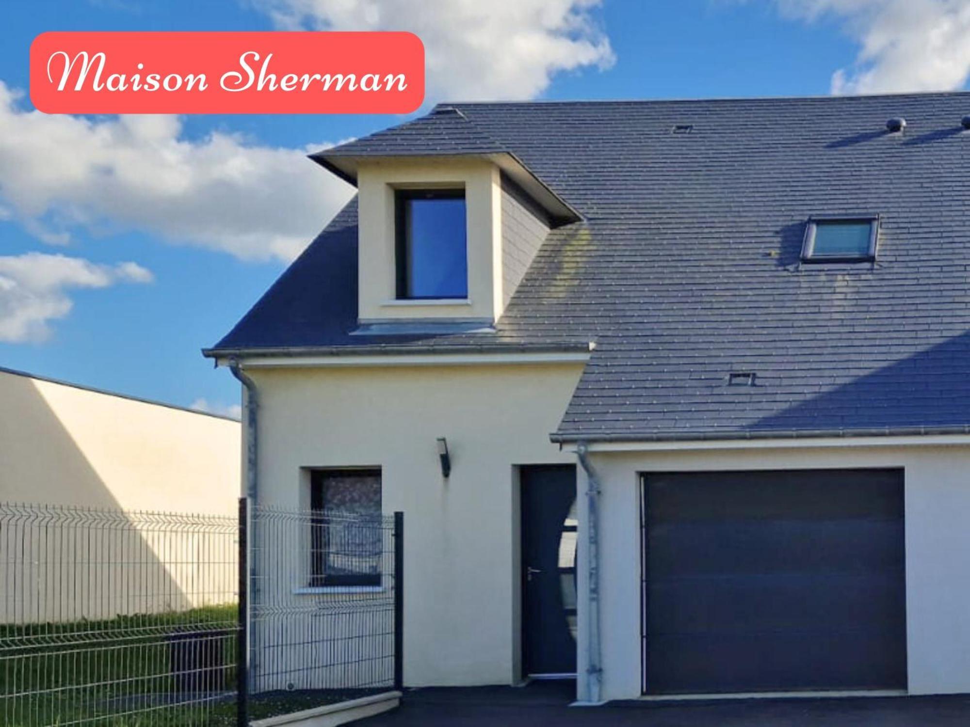 Maison Scherman Bord de Mer Saint-Côme-de-Fresné Chambre photo